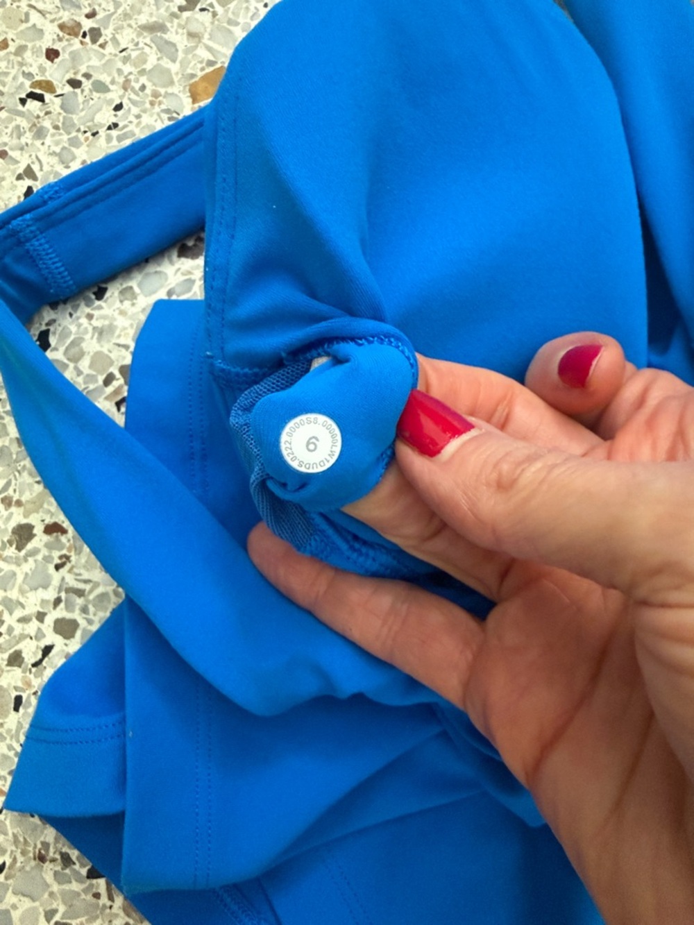 Lot of two Lululemon blue align tank tops built in bra with pads 6 - Picture 3 of 4